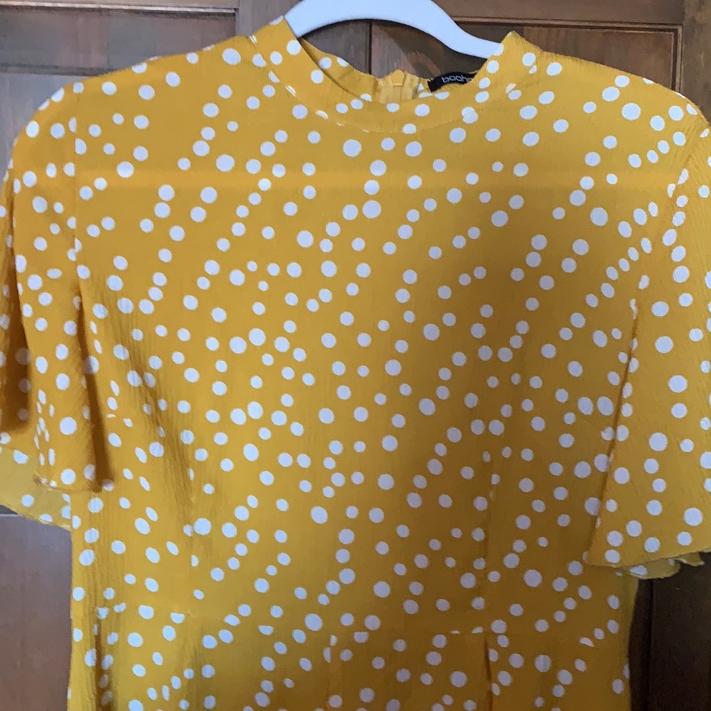 Boohoo Polka Dot Romper size 4 - Picture 2 of 3